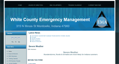 Desktop Screenshot of ema.whitecountyindiana.us