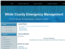 Tablet Screenshot of ema.whitecountyindiana.us